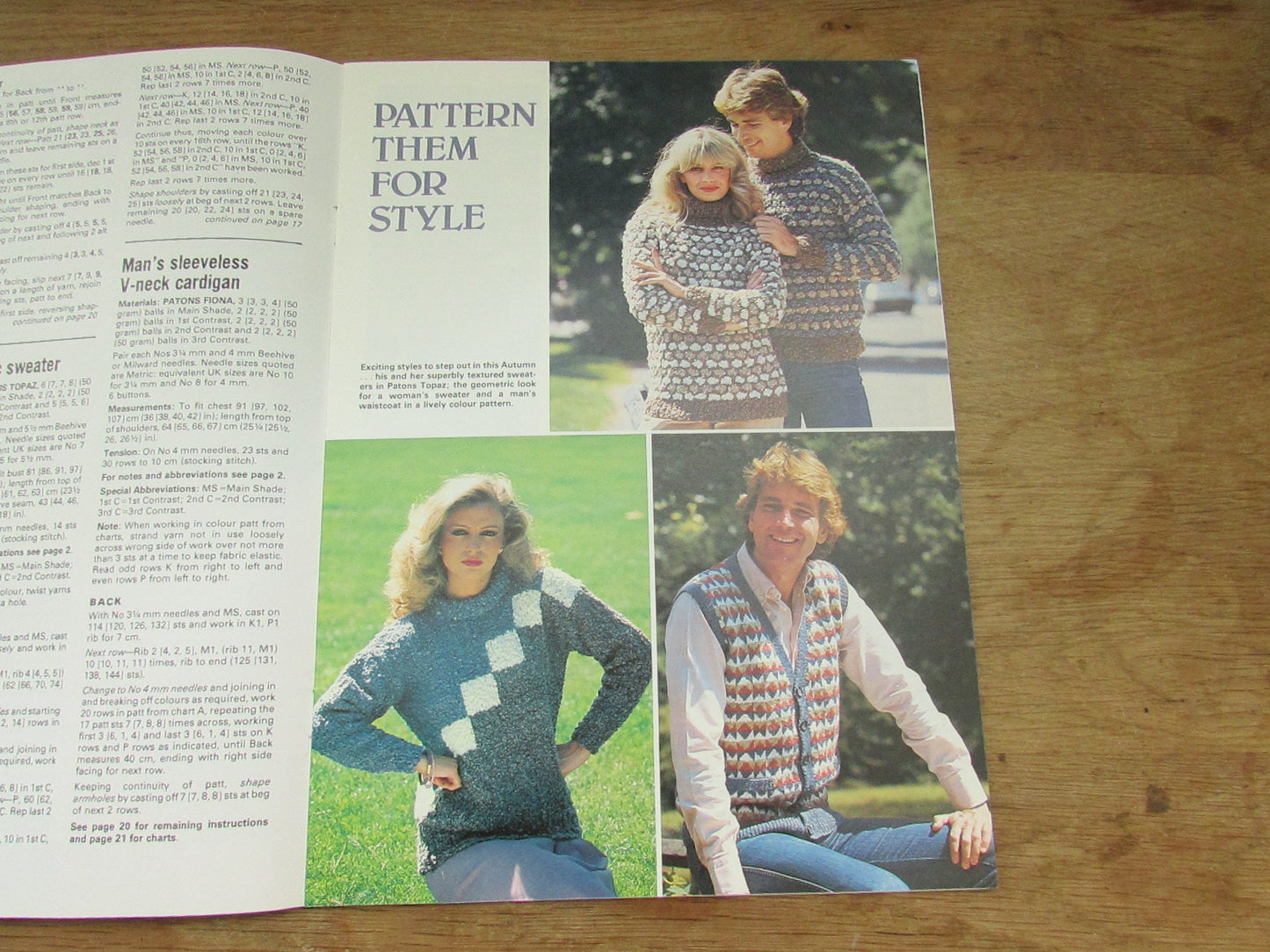 November 1980 Stitchcraft knitting & embroidery pattern booklet