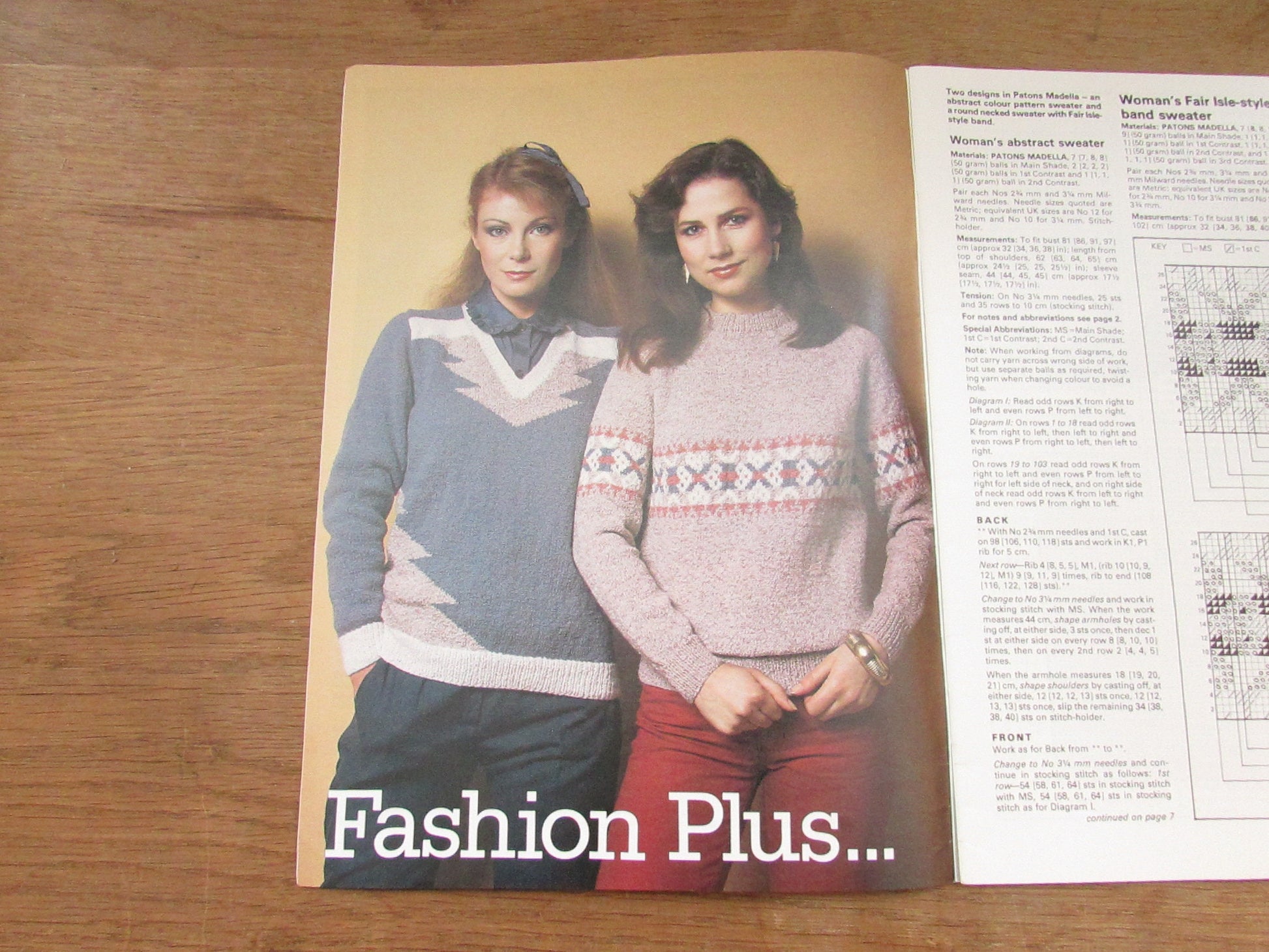 June 1982 Stitchcraft knitting & embroidery pattern booklet