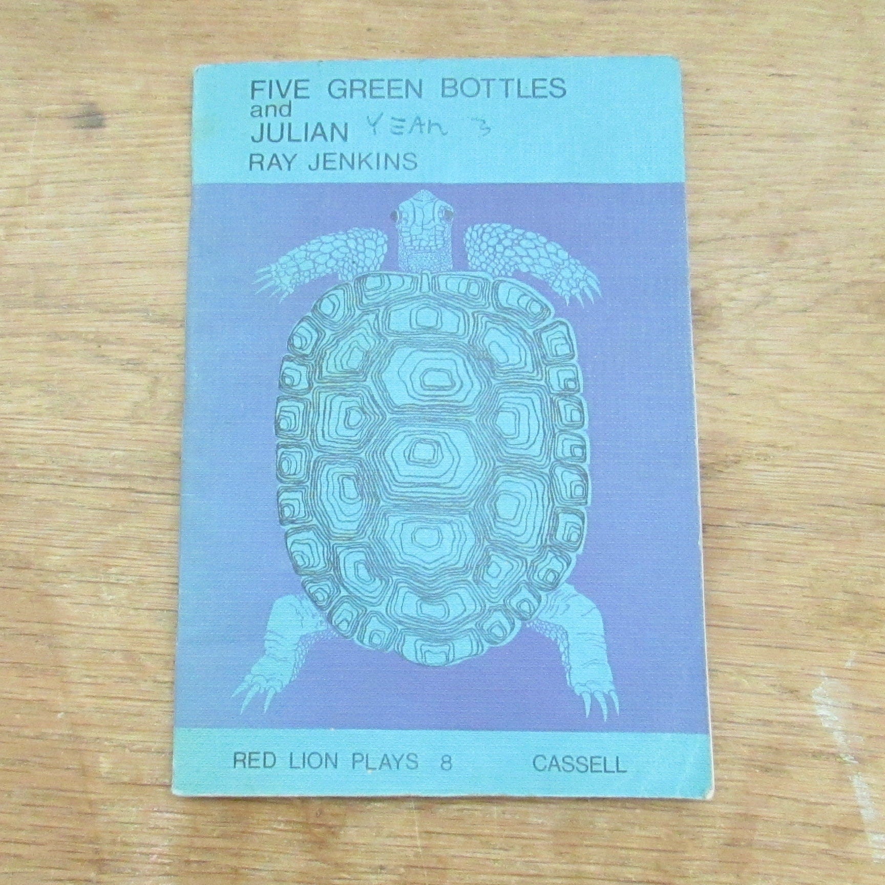Red Lion Plays No.8 Five Green Bottles and Julian, (two scripts/plays) by Ray Jenkins (Softback, 1968)