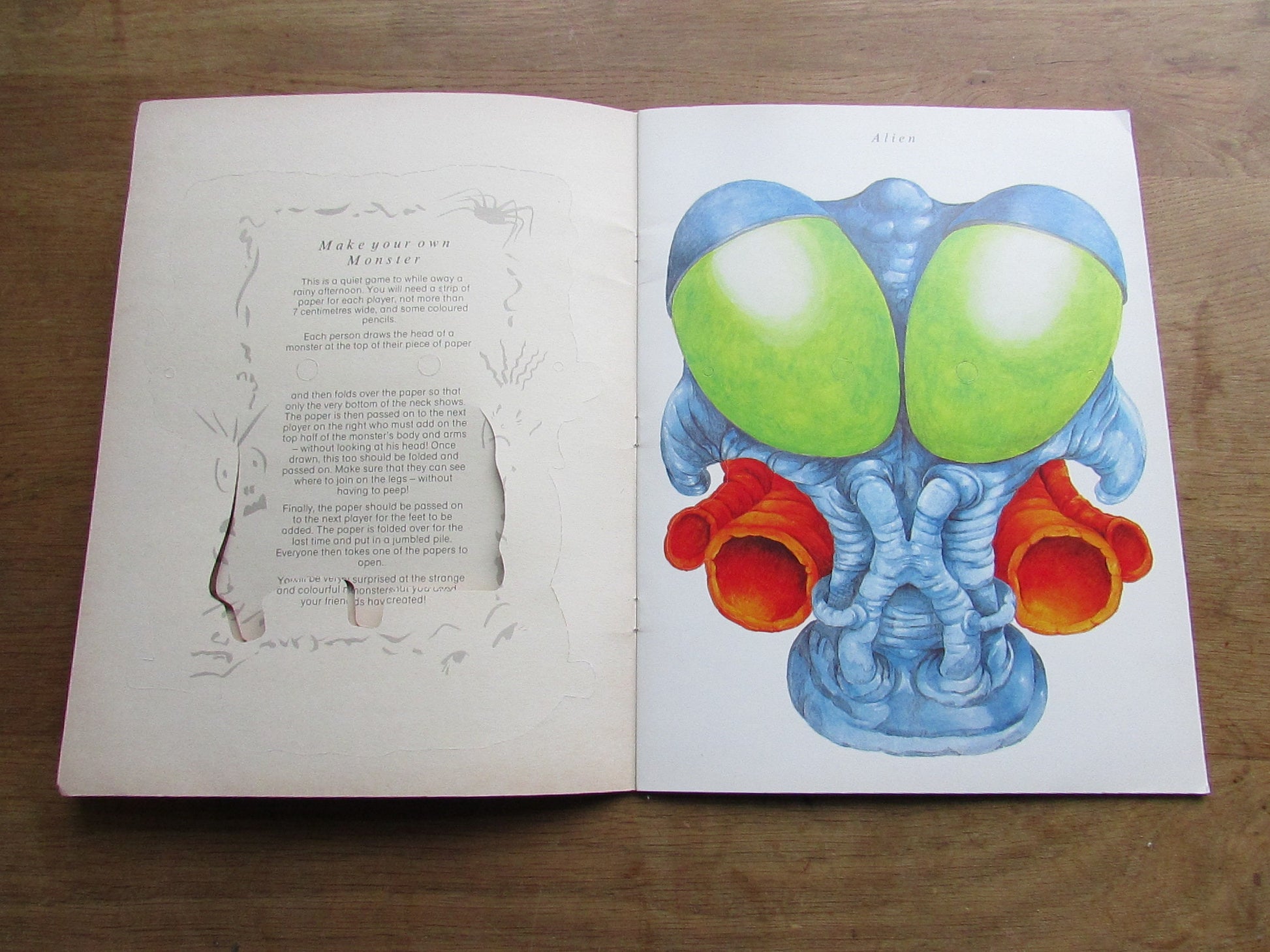 The Big Book of Monster Masks: 10 punch-out masks, by Angela Holroyd (Softback, 1991)
