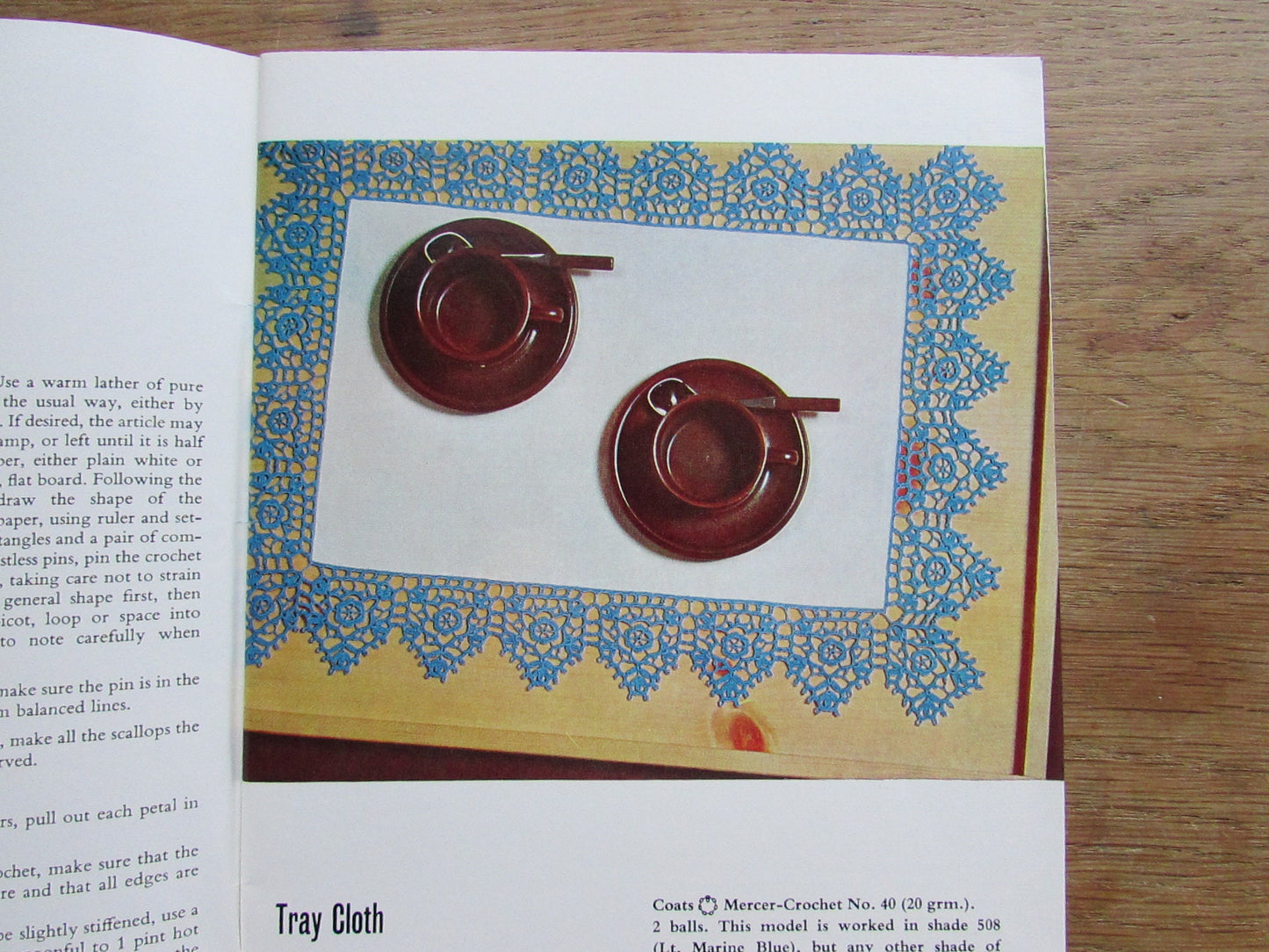 1969 Coats Sewing Group - Crochet Through the Home pattern booklet