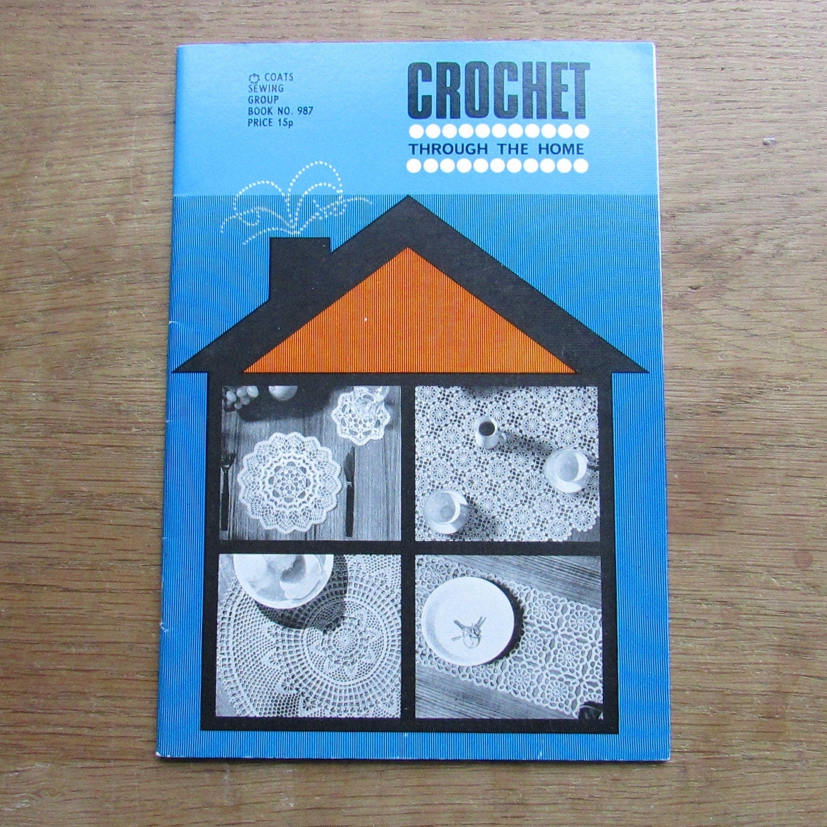 1969 Coats Sewing Group - Crochet Through the Home pattern booklet