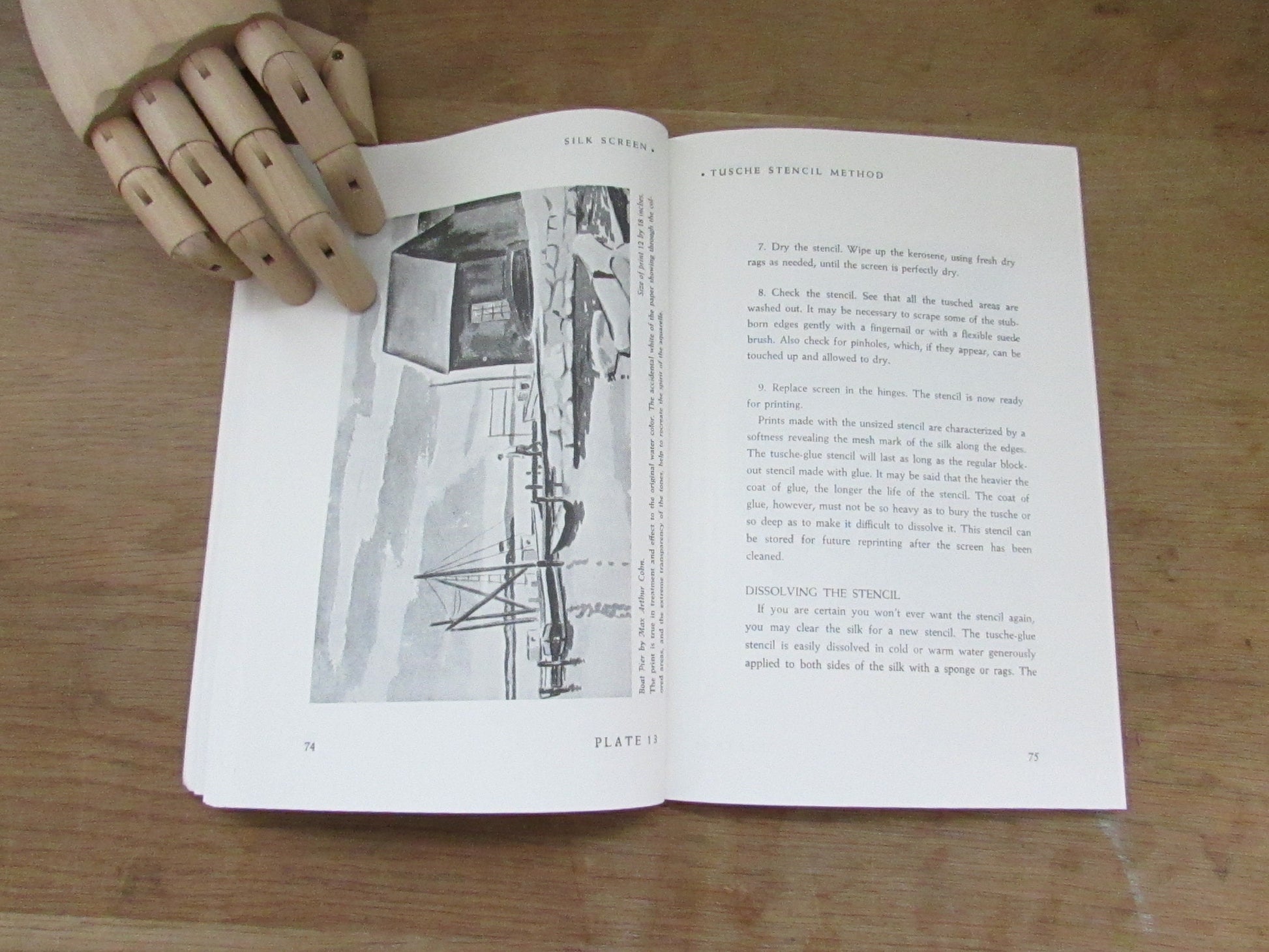 Silk Screen Techniques, by J. I Biegeleisen, & Max Arthur Cohn (Softback, 1958)