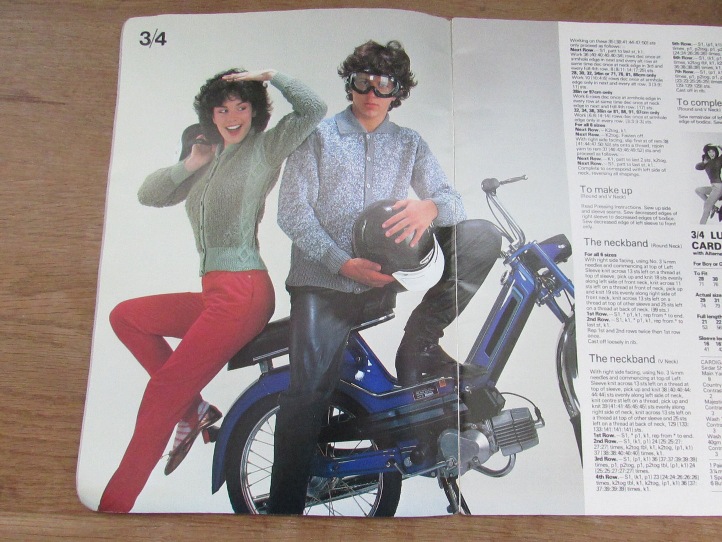 1980s Sirdar Time Out 120 knitting booklet for over 20 school age designs