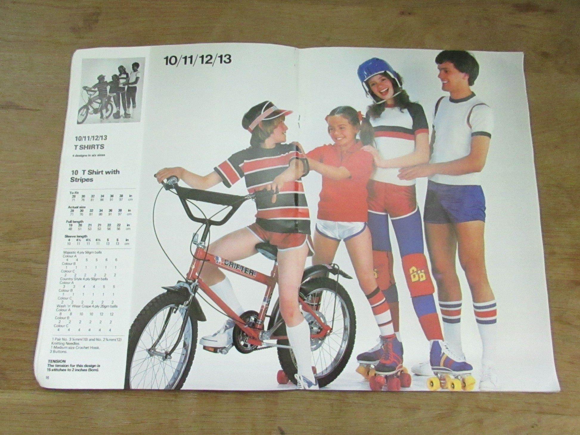 1980s Sirdar Time Out 120 knitting booklet for over 20 school age designs