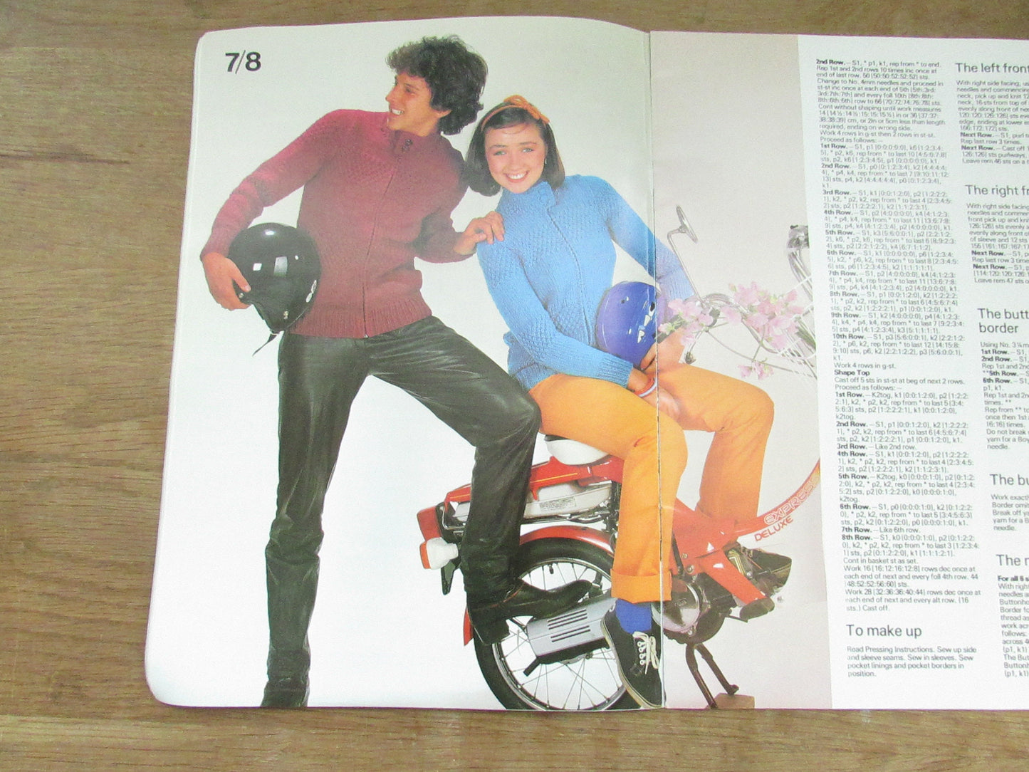 1980s Sirdar Time Out 120 knitting booklet for over 20 school age designs