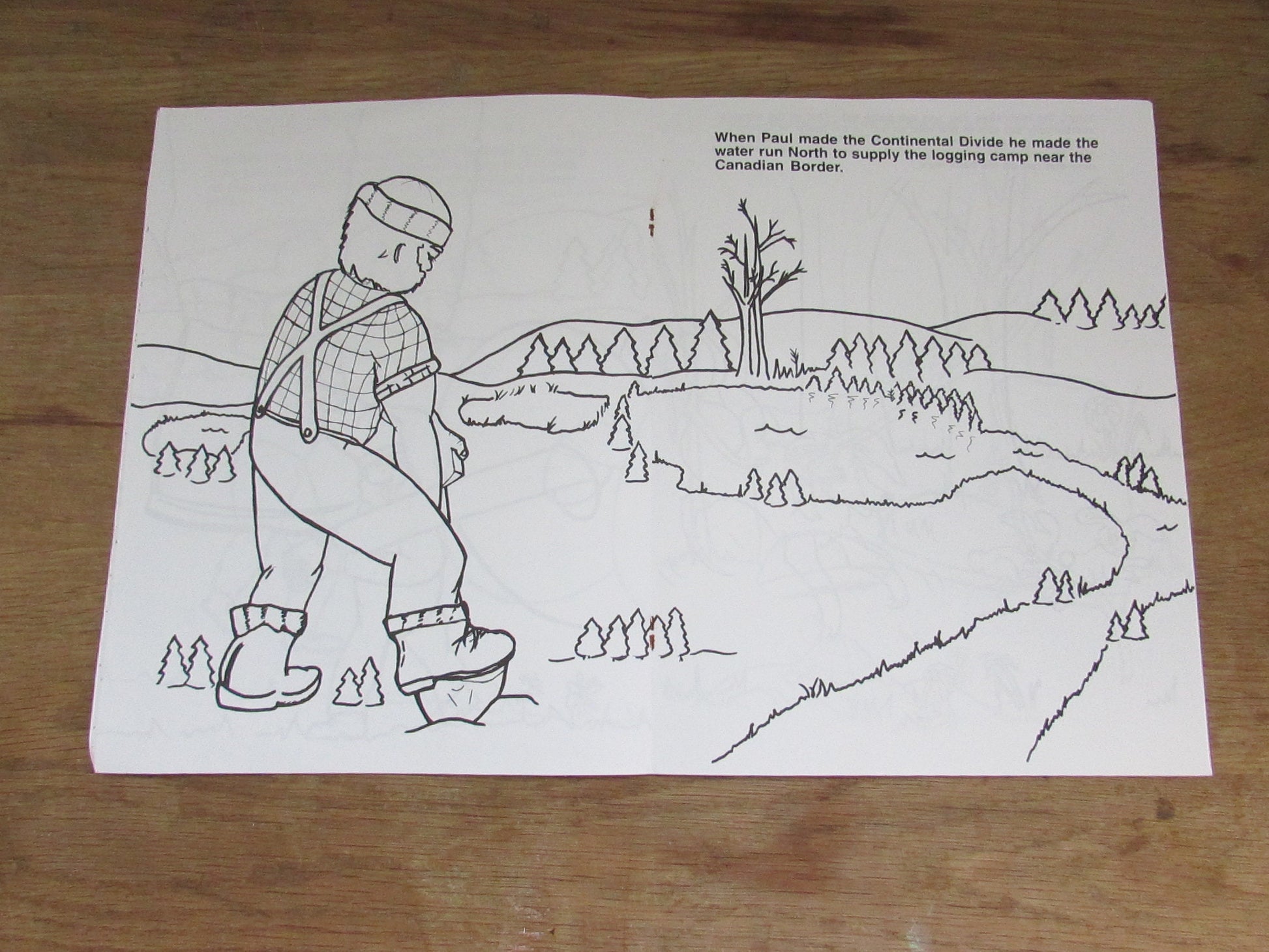Paul Bunyan Coloring Book (Softback, 1996)