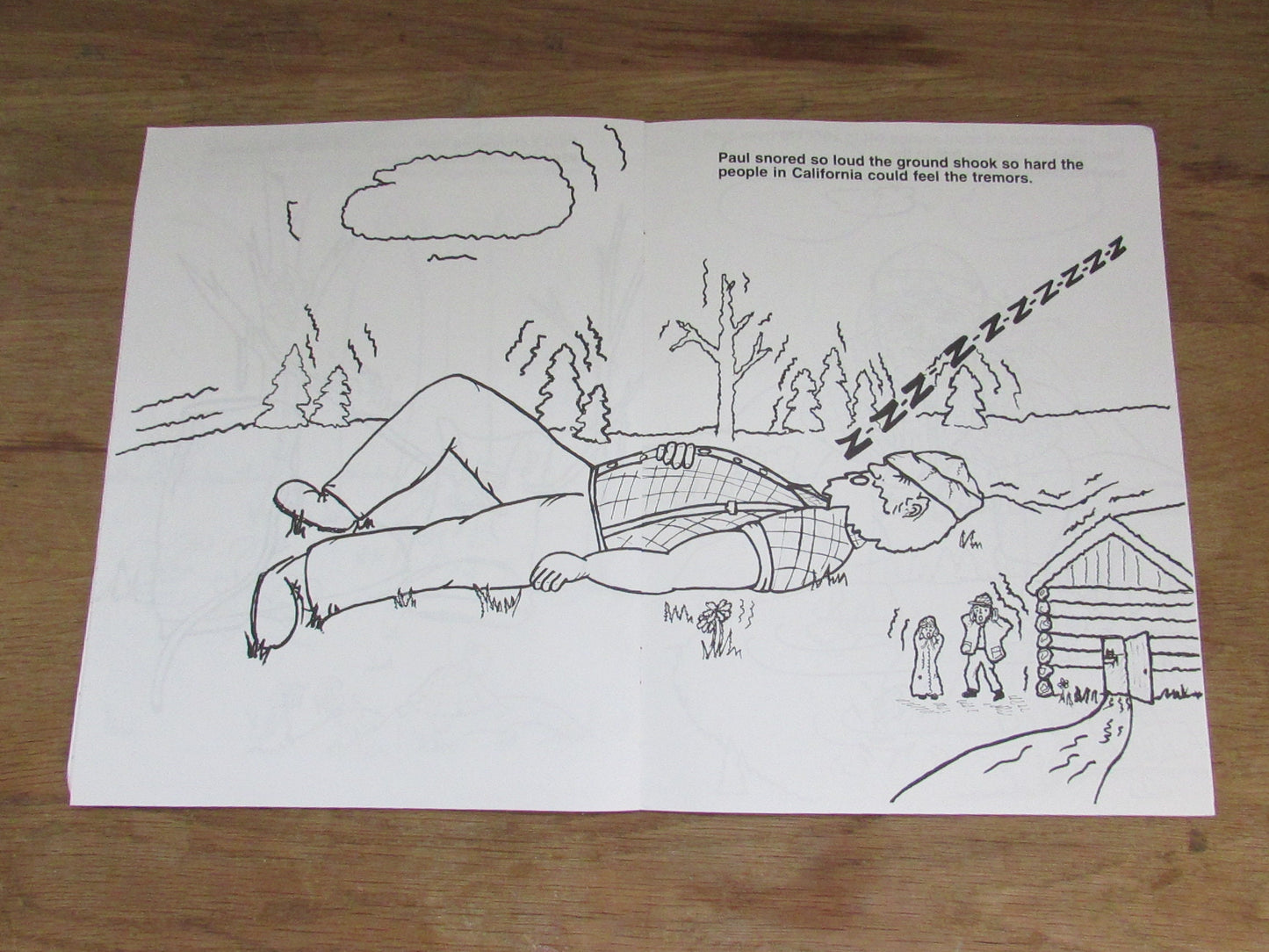 Paul Bunyan Coloring Book (Softback, 1996)