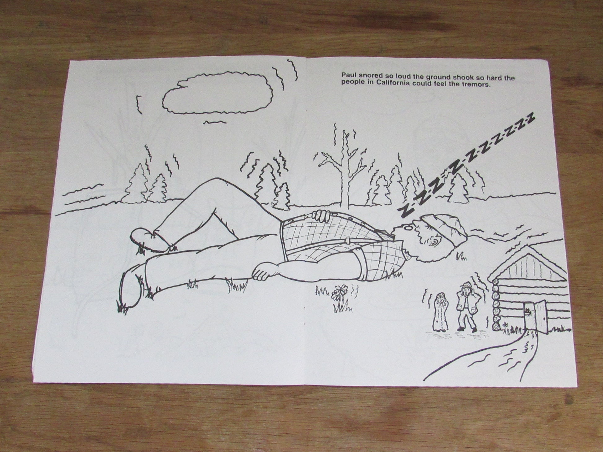 Paul Bunyan Coloring Book (Softback, 1996)