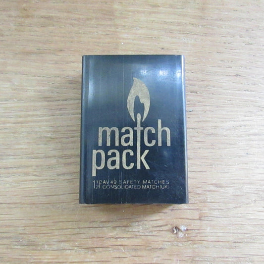 1970s plastic Match Pack match box (empty)