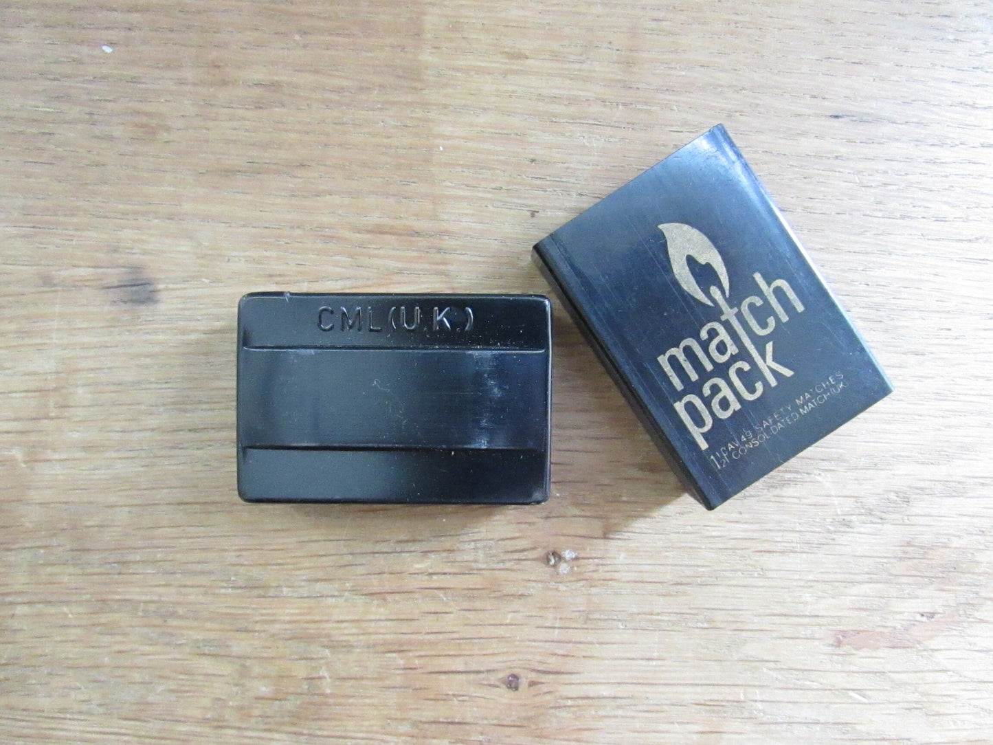 1970s plastic Match Pack match box (empty)