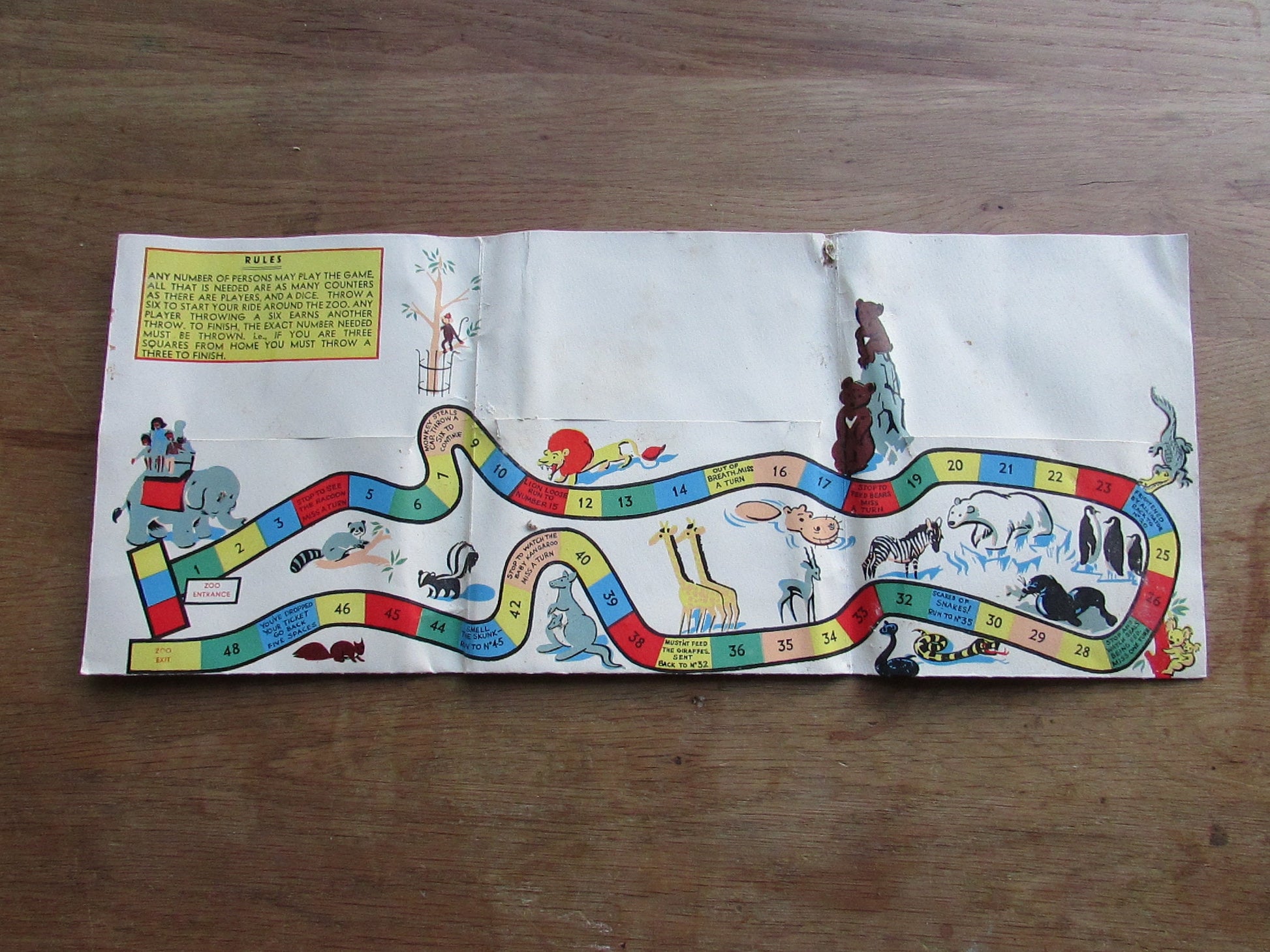1950s Zoo Parade children's stationery set