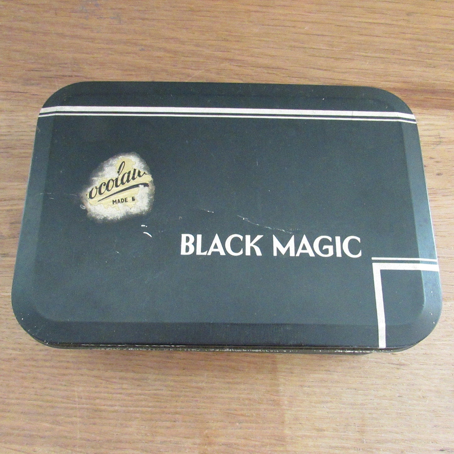 1960s Black Magic empty chocolate tin