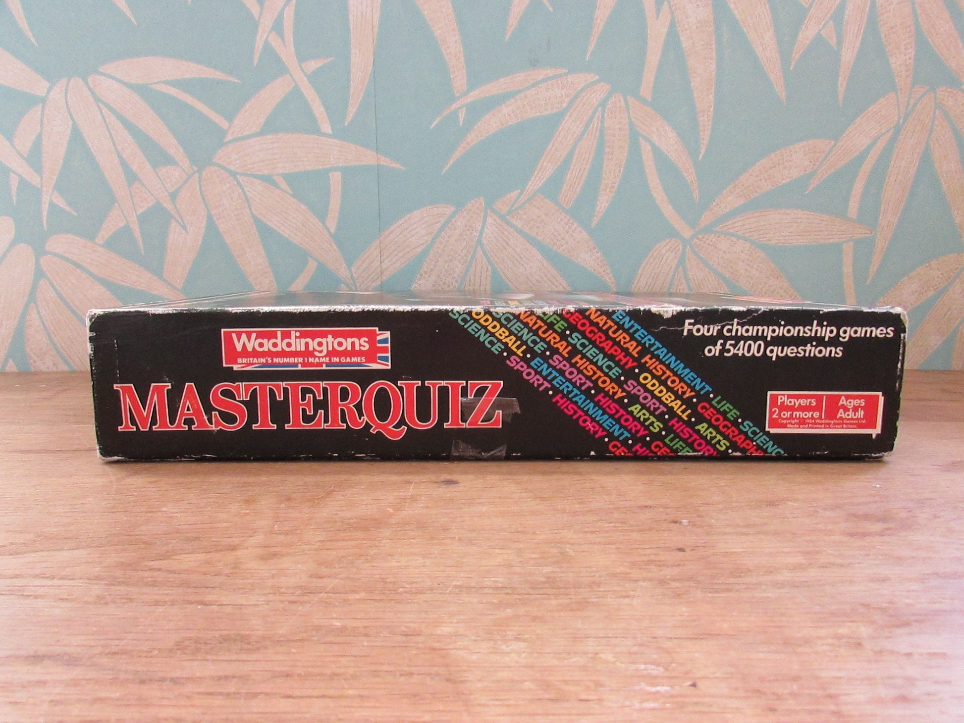 1984 Waddingtons Masterquiz board game