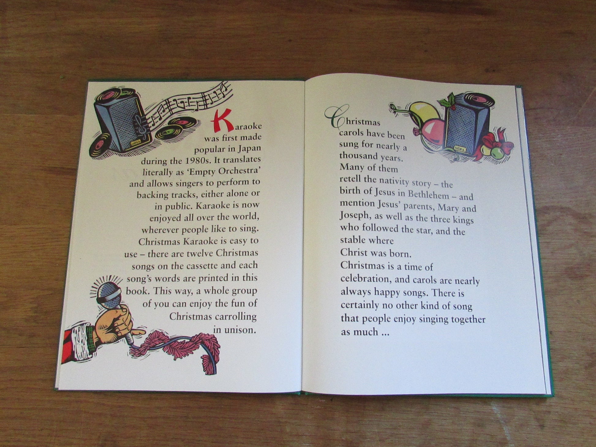 Karaoke Christmas: 12 Carols for the 12 Days of Christmas (Hardback, 1992)
