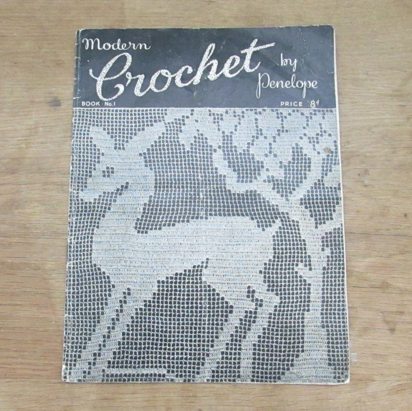 circa. 1940s Modern Crochet by Penelope pattern booklet No.1