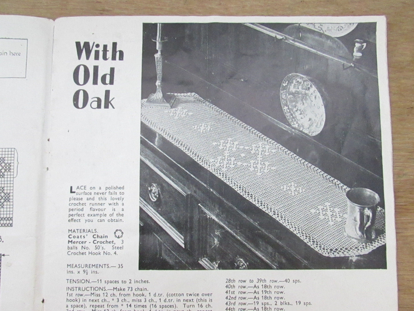circa. 1940s Modern Crochet by Penelope pattern booklet No.1