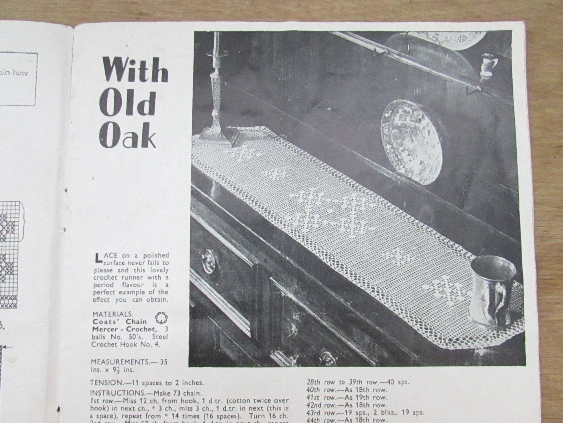 circa. 1940s Modern Crochet by Penelope pattern booklet No.1