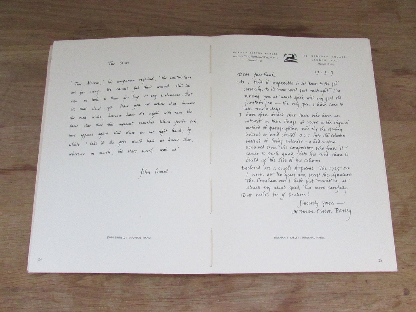 Lettering of Today, by D. Hardy (Softback, 1937)