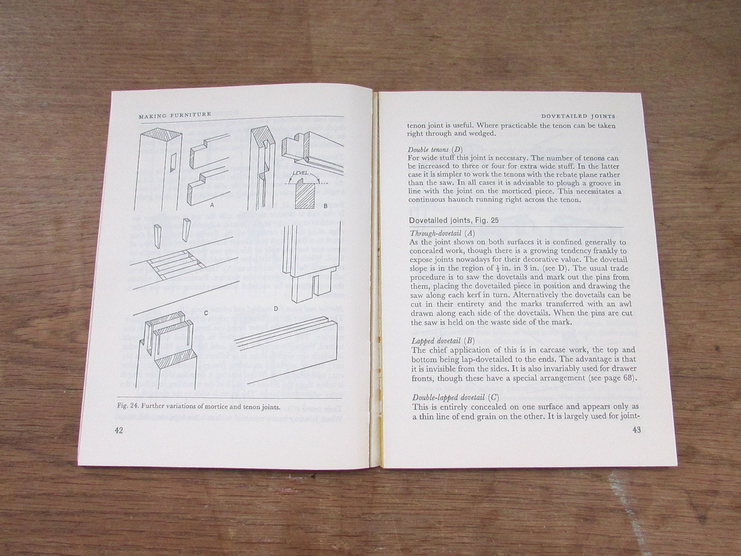Making Furniture, by Charles H. Hayward (Softback, 1966)