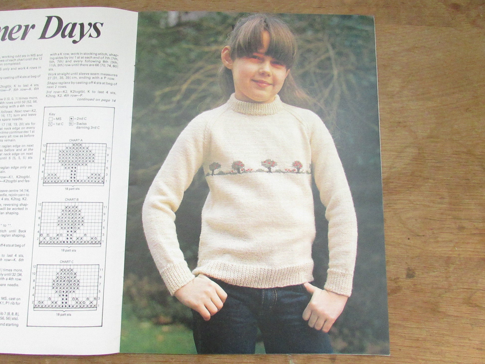 June 1982 Stitchcraft knitting & embroidery pattern booklet