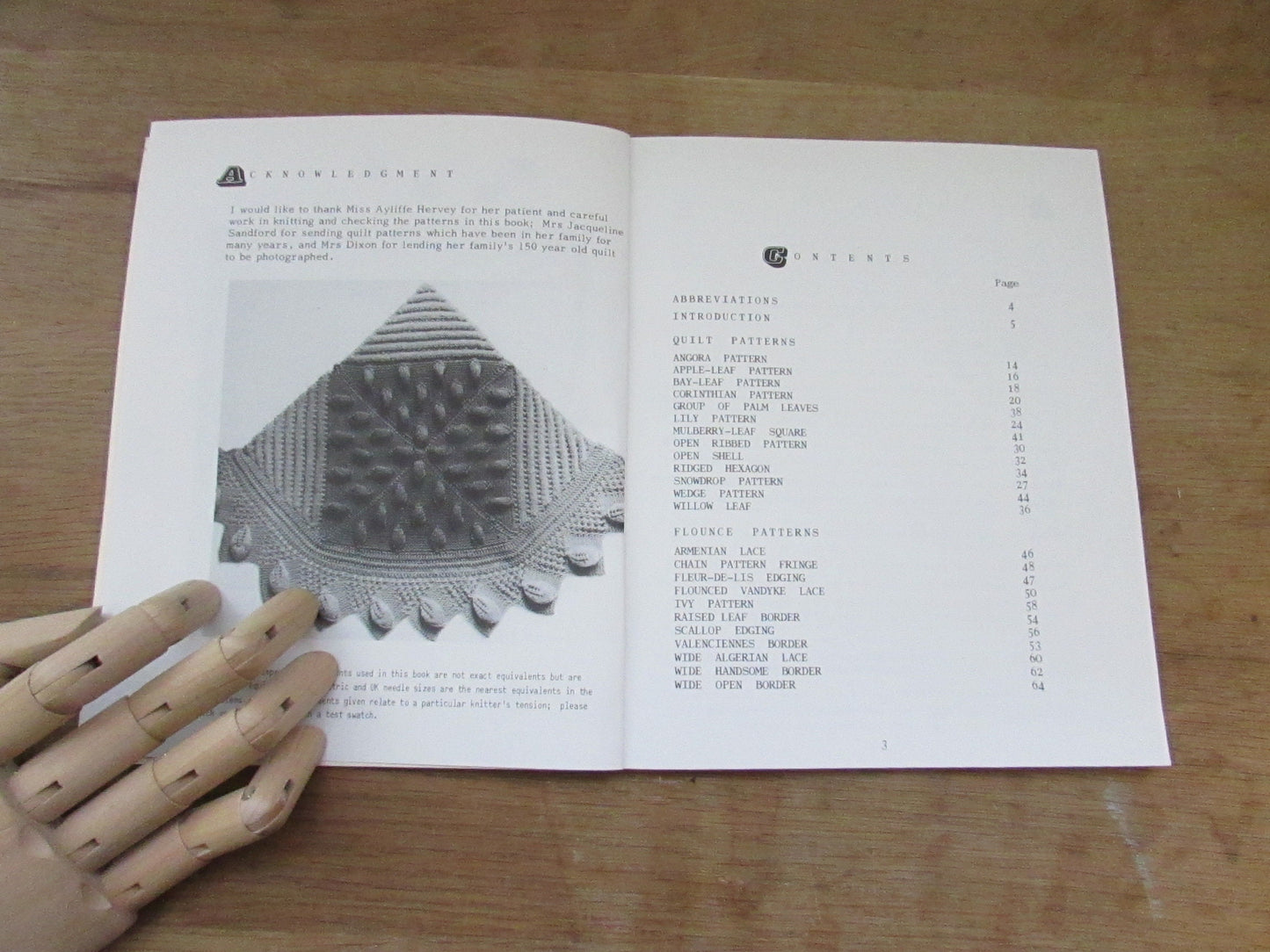Knitted Quilts & Flounces, by Tessa Lorant (Softback, 1982)