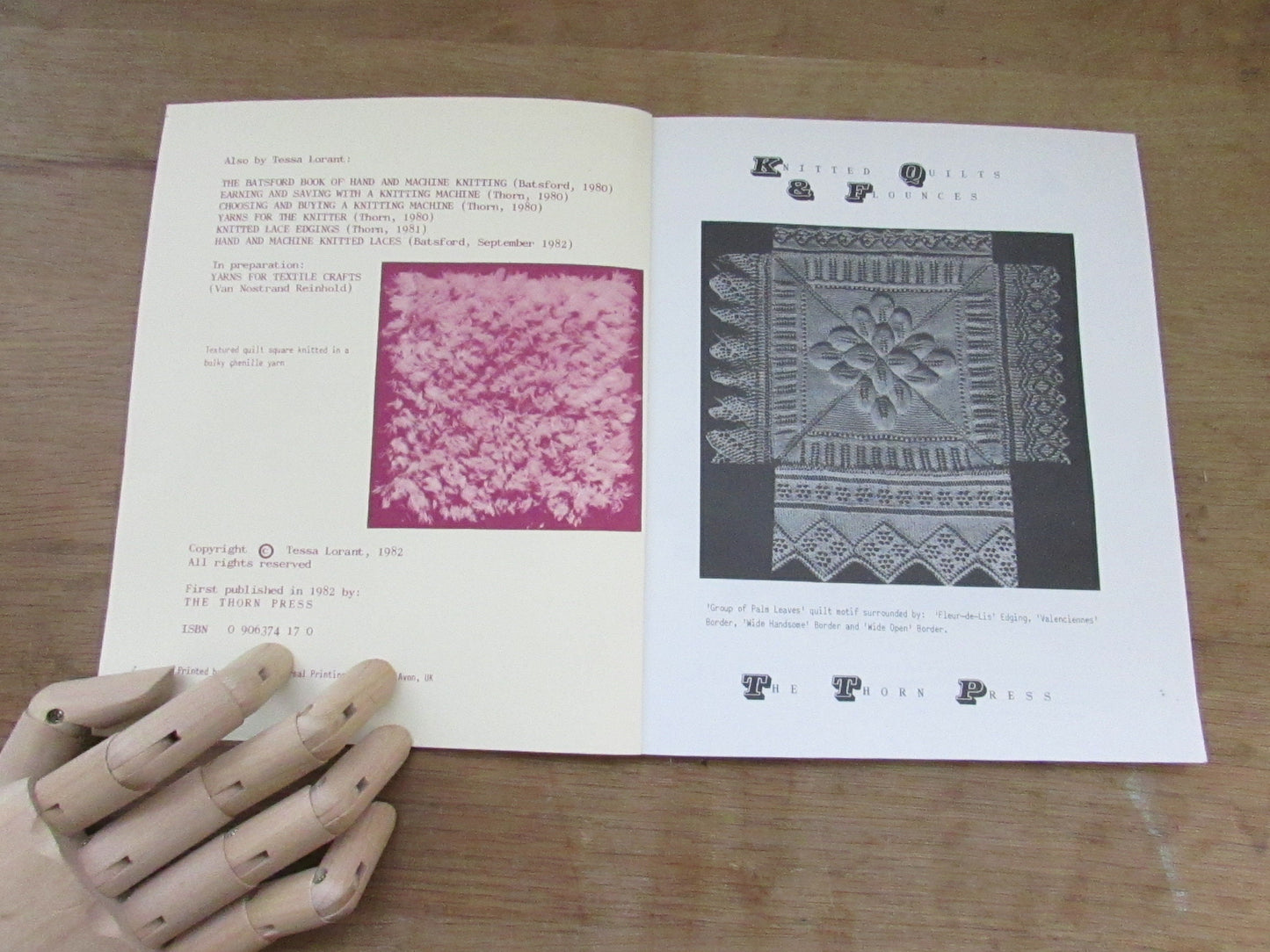 Knitted Quilts & Flounces, by Tessa Lorant (Softback, 1982)