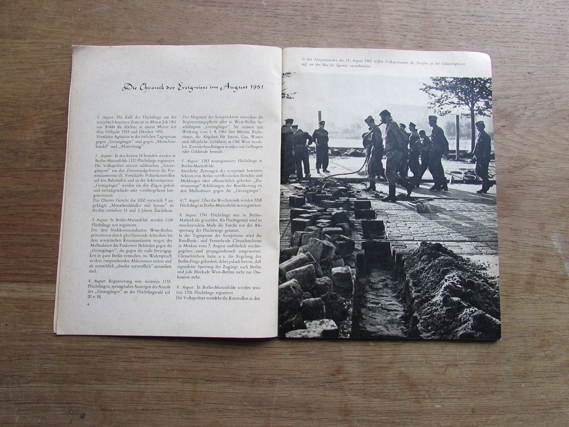 Berlin 13. August - 13.08.1961 (Softback, 1963)