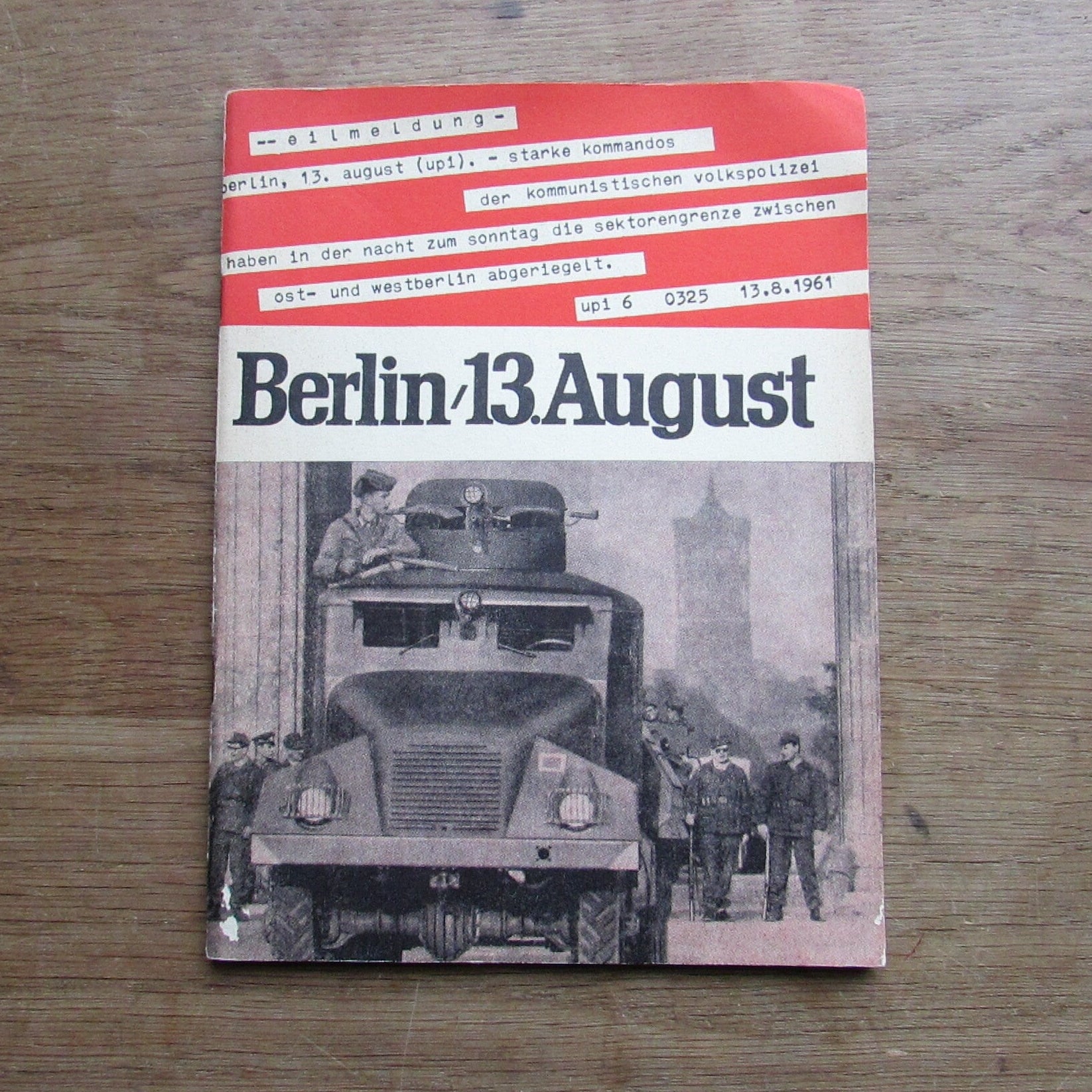 Berlin 13. August - 13.08.1961 (Softback, 1963)