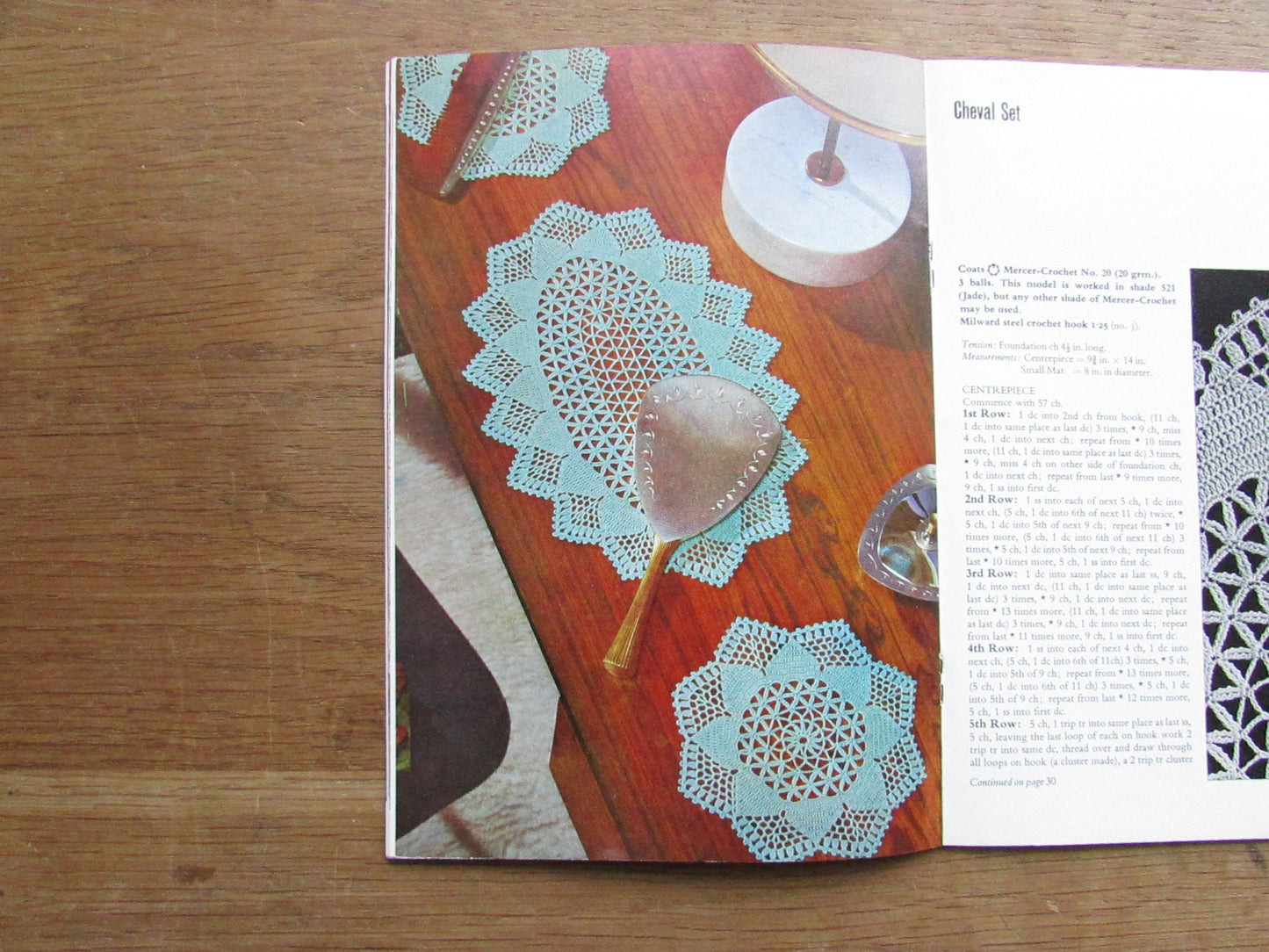 1969 Coats Sewing Group - Crochet Through the Home pattern booklet