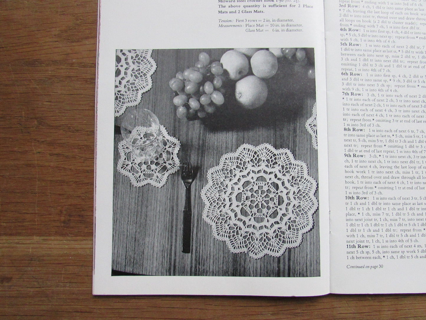 1969 Coats Sewing Group - Crochet Through the Home pattern booklet