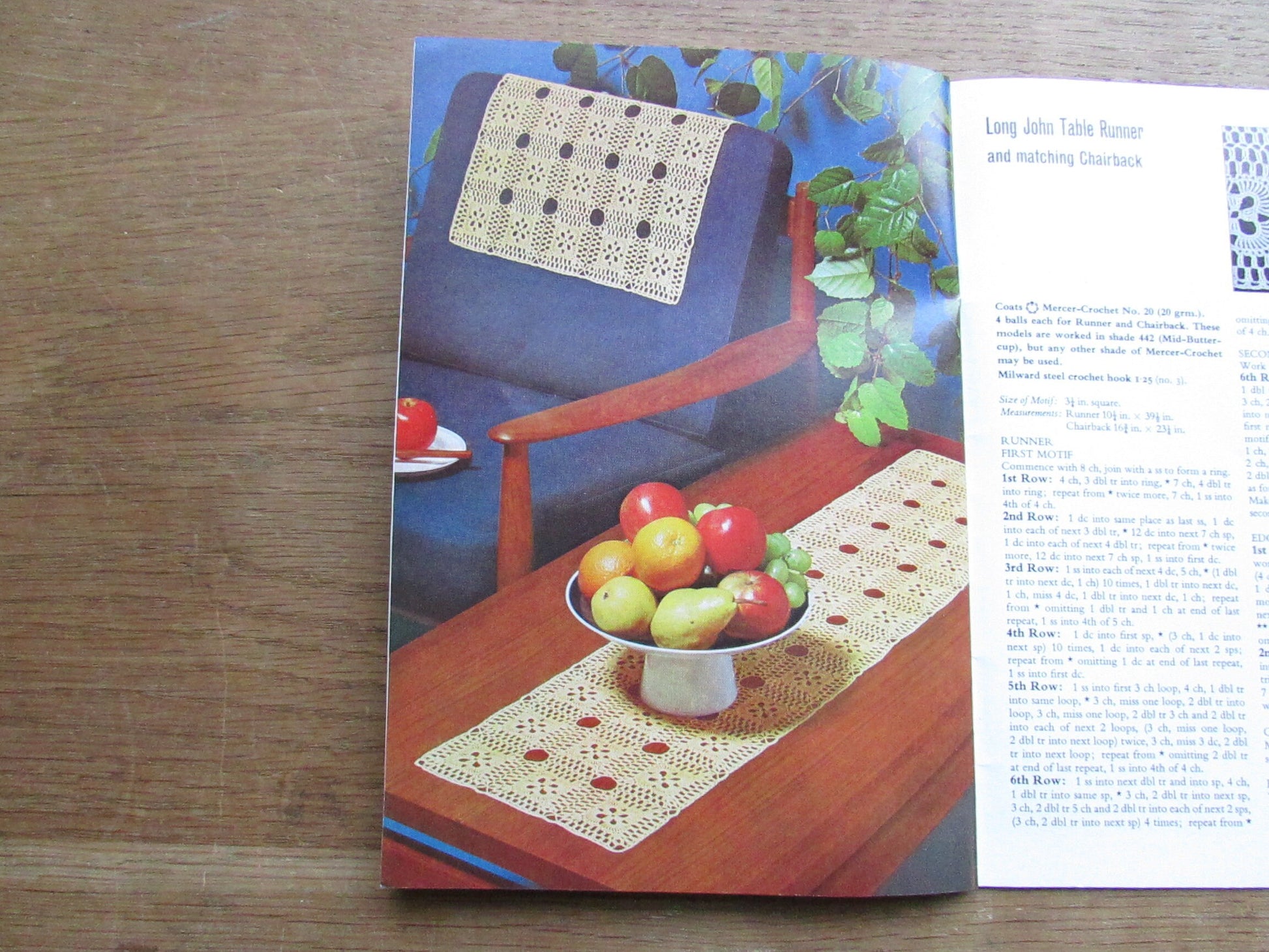 1969 Coats Sewing Group - Crochet Through the Home pattern booklet