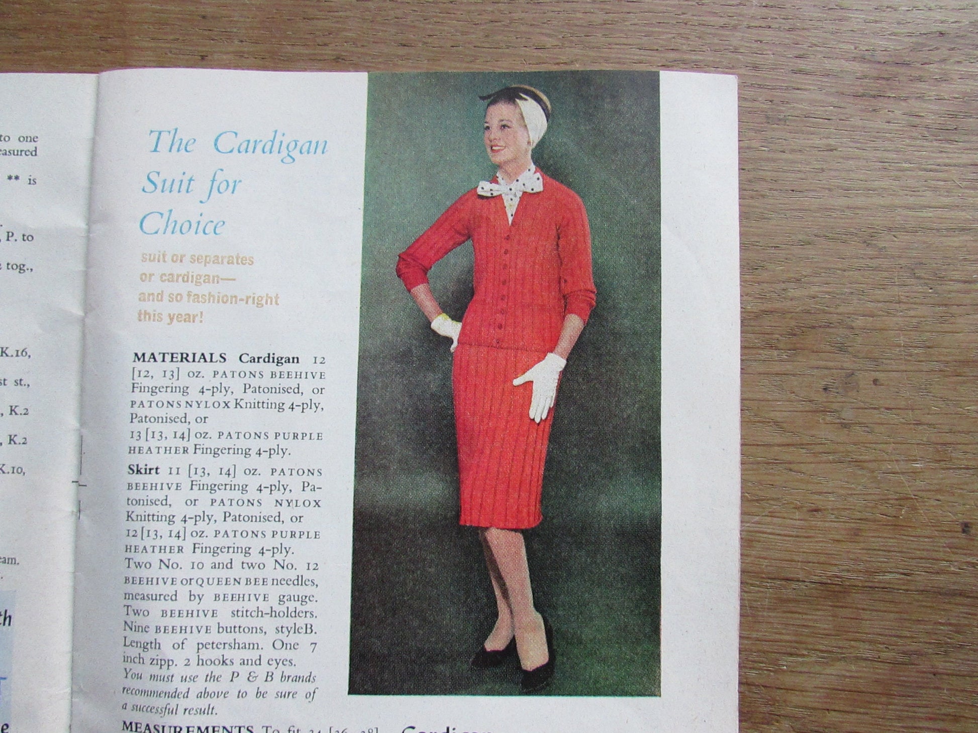 P&B Knitters Choice pattern magazine for 1960