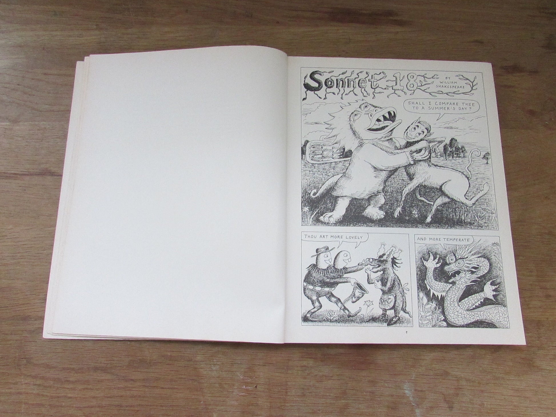 Poetry Comics: A Cartooniverse of Poems, by Dave Morice (Softback, 1983)