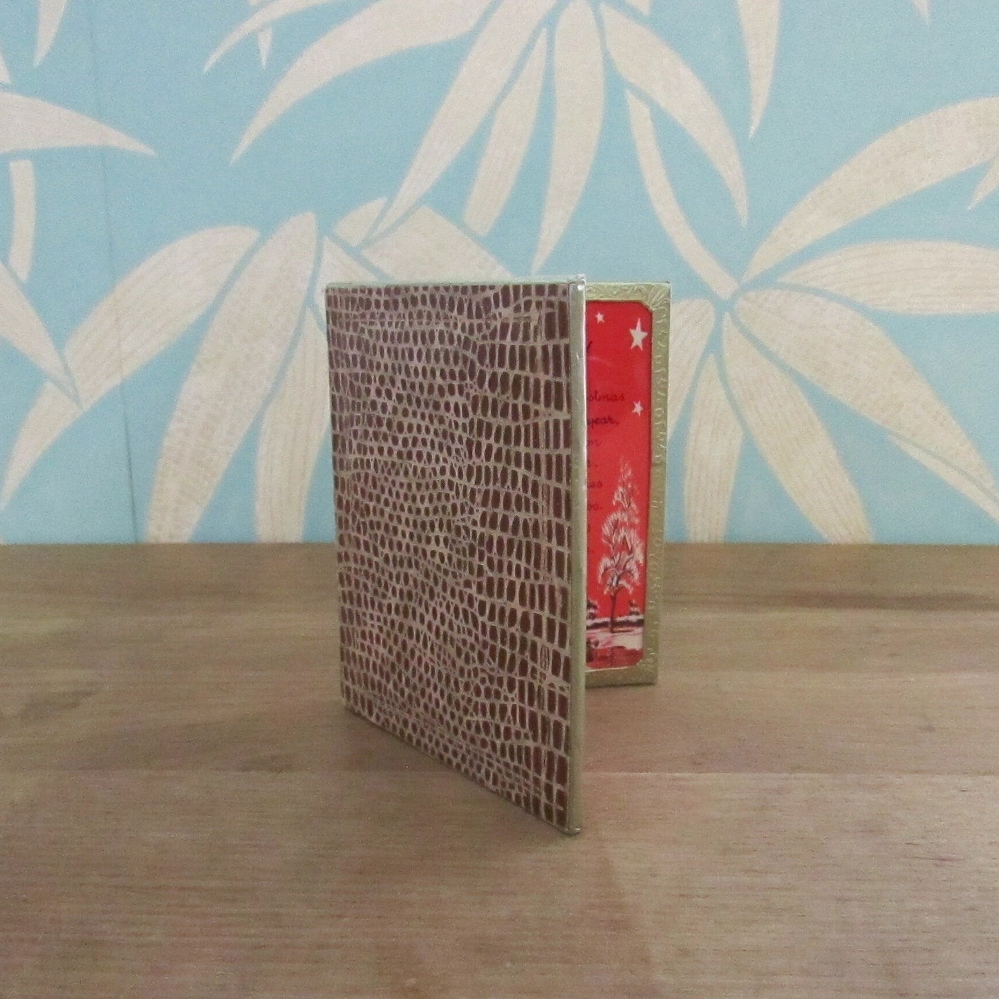 1950s 'To My Dear Mother' keepsake pocket book Christmas card