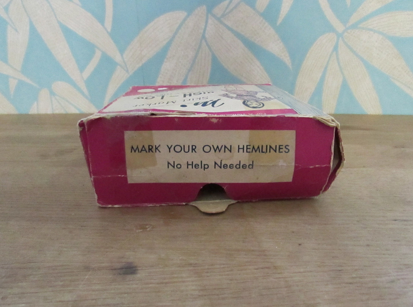 1960s Orco Products 'on-a-door' mini skirt marker with original box