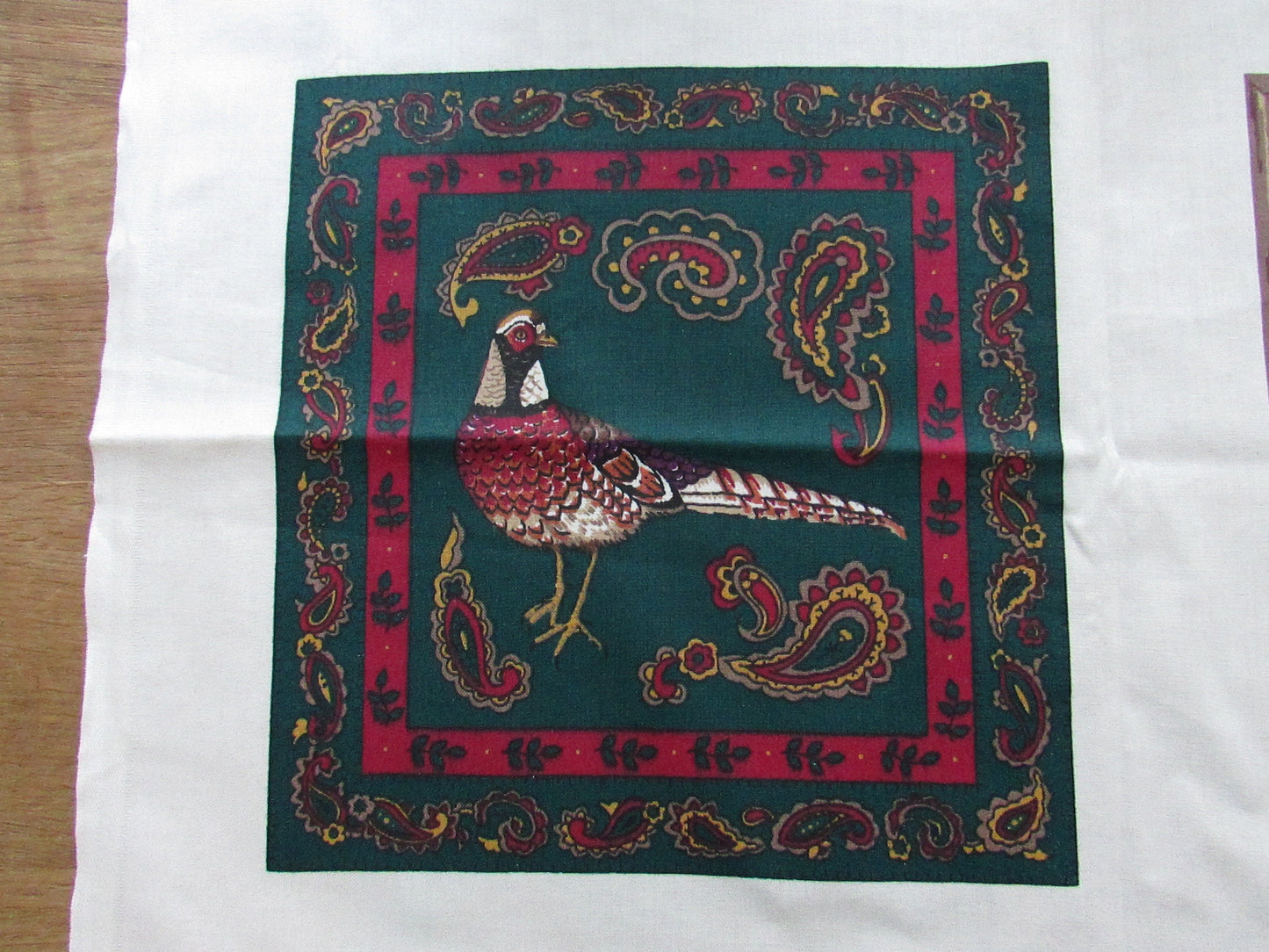 circa. 1990s Wamsutta "Call of the Wild" fabric panel