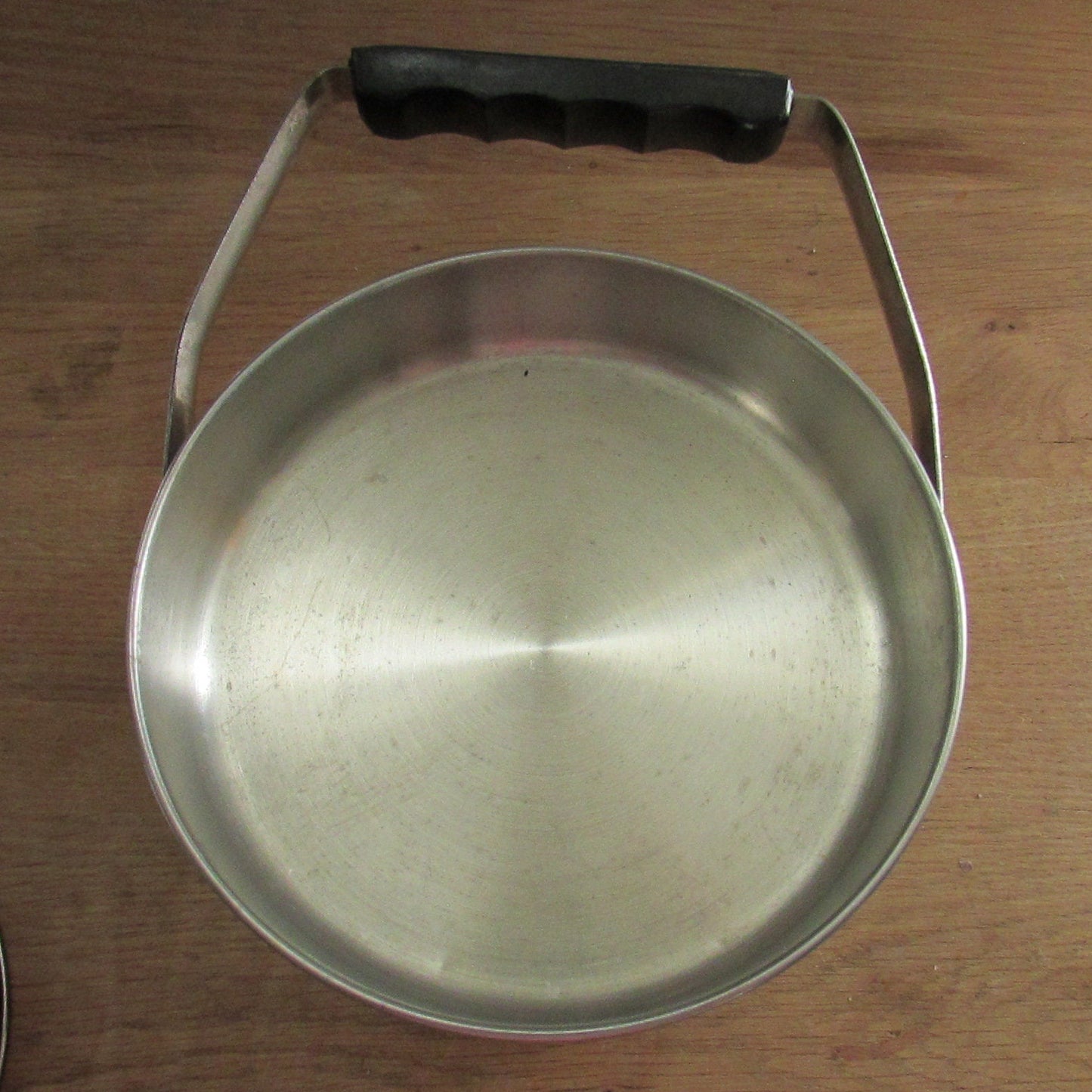 Vintage Red Tree stainless steel ice bucket