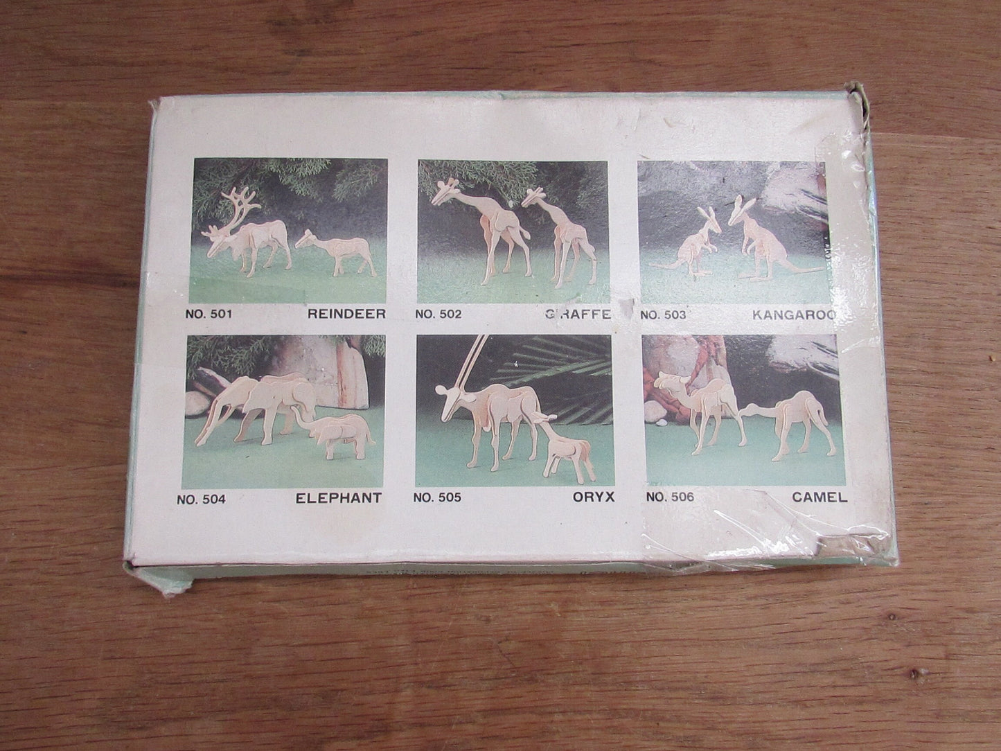 Vintage Animal Craft "Camel" No.506 3D skeleton puzzle