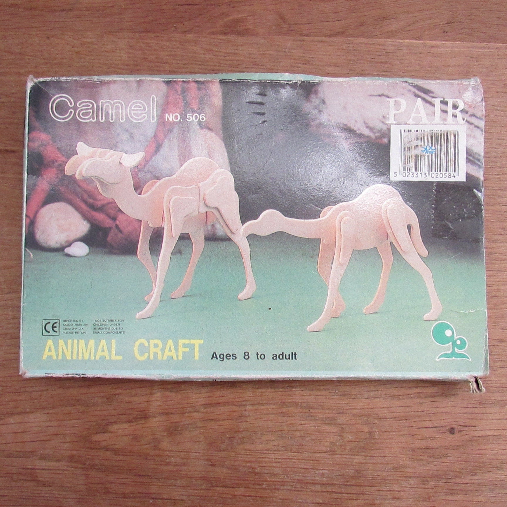 Vintage Animal Craft "Camel" No.506 3D skeleton puzzle