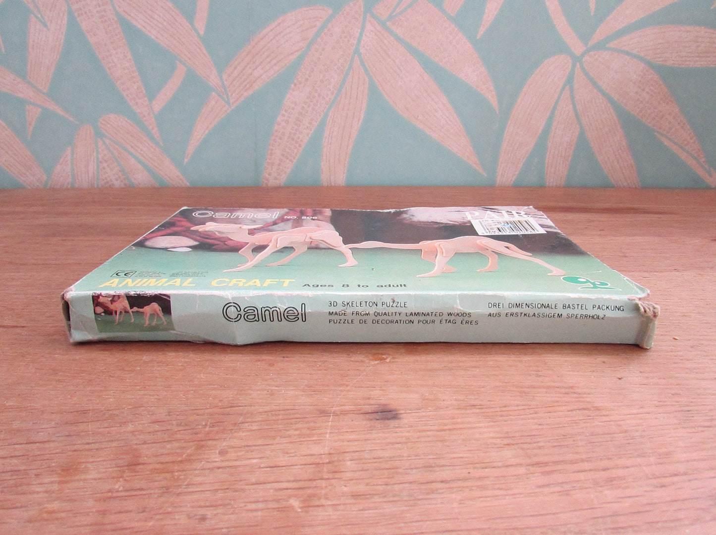 Vintage Animal Craft "Camel" No.506 3D skeleton puzzle