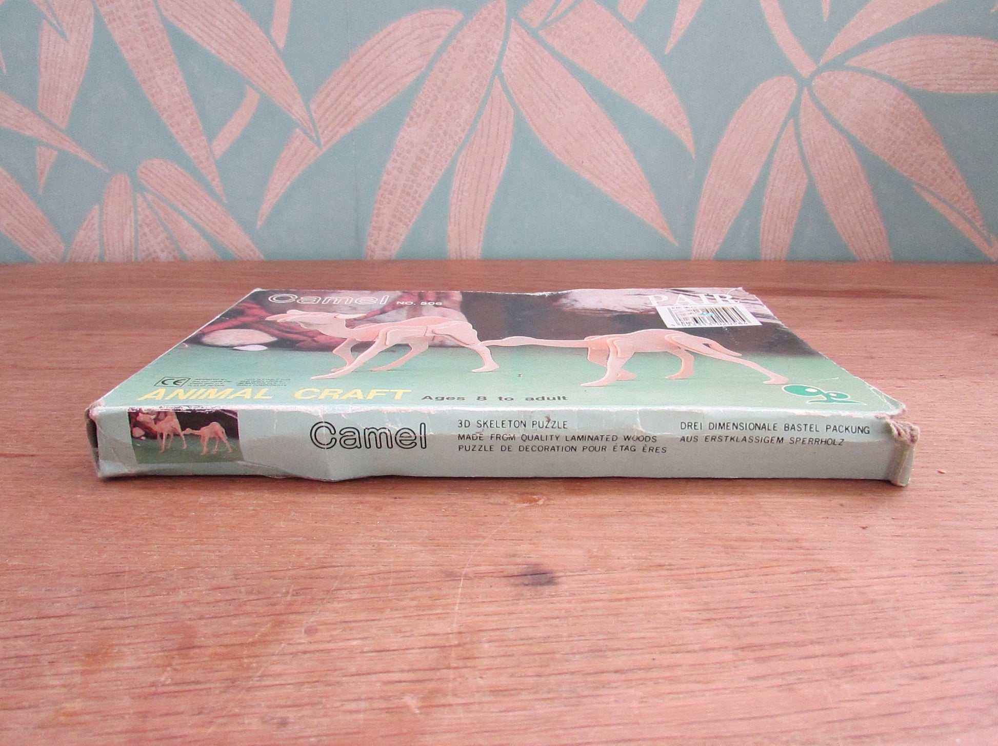 Vintage Animal Craft "Camel" No.506 3D skeleton puzzle