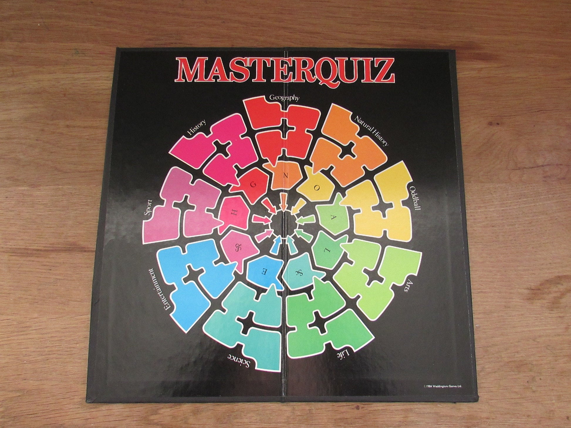 1984 Waddingtons Masterquiz board game
