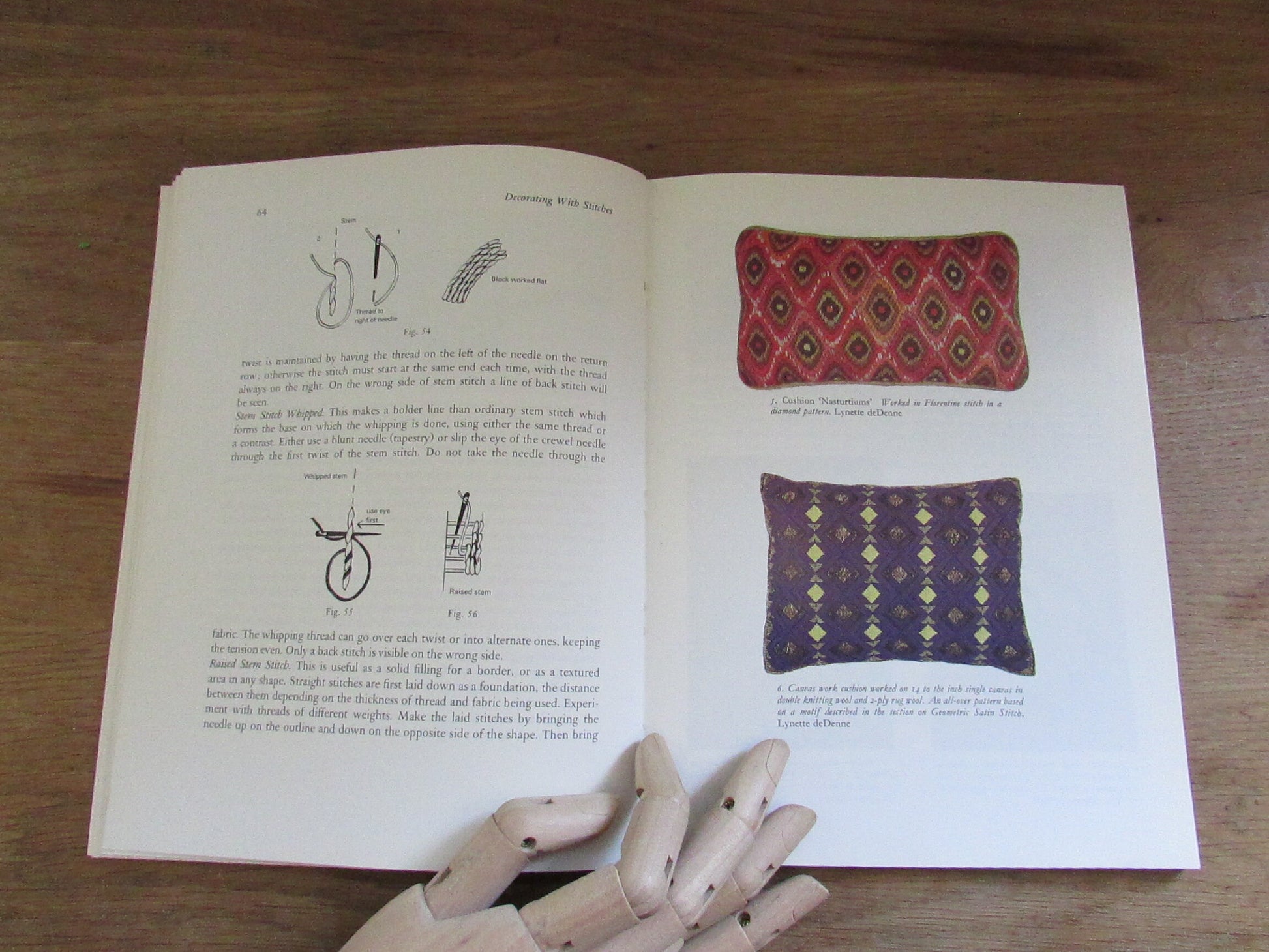 Decorating With Stitches, by Lynette de Denne, & Margaret F. Johnson (Softback, 1975)