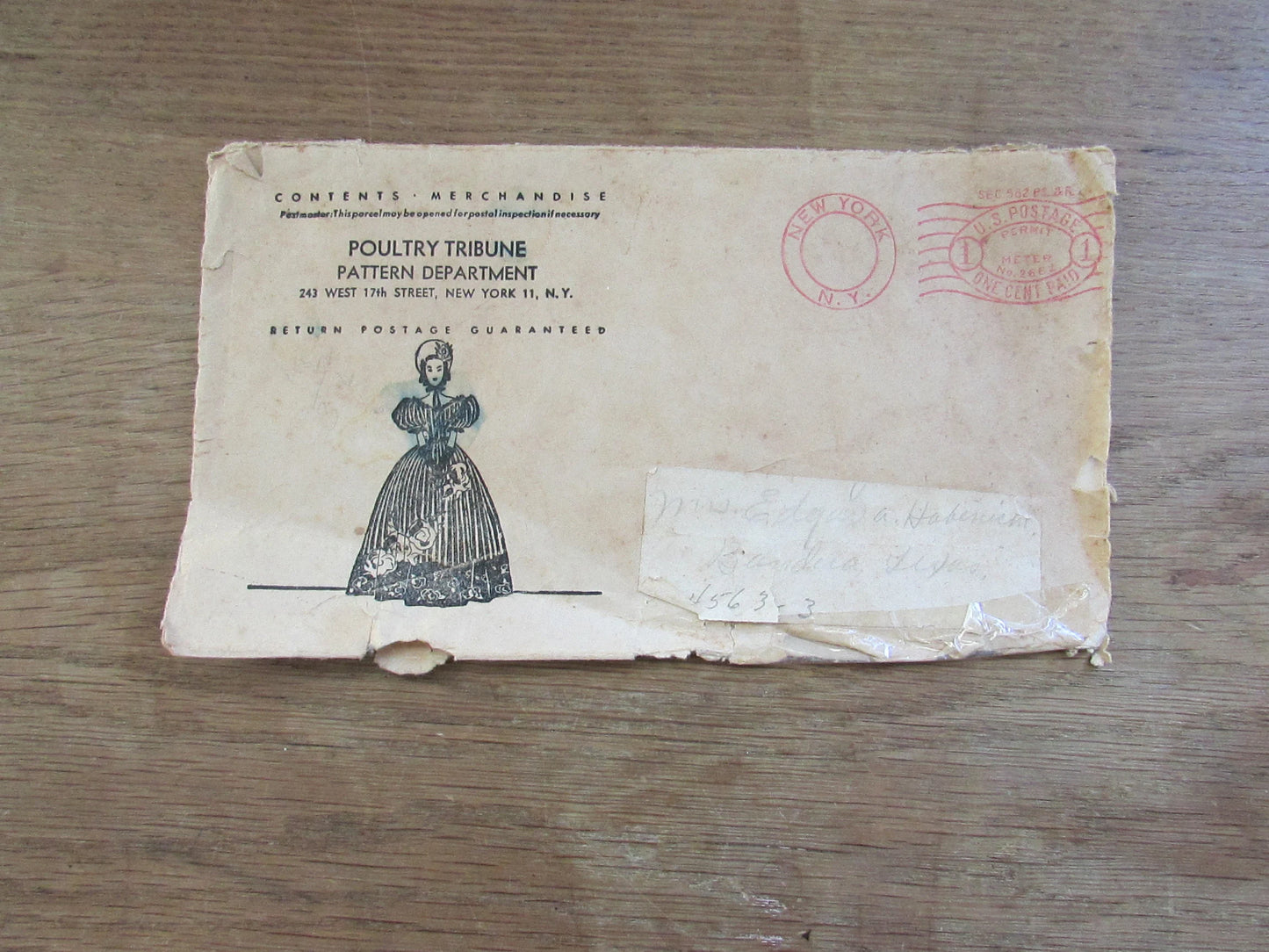 Used 1940s Anne Adams 4563 sewing pattern for boys overalls, pants & blouse (see description below)