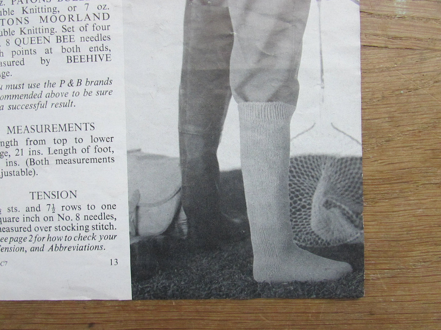 1950s P&B Patons SC7 Handknits for Out of Doors knitting patterns