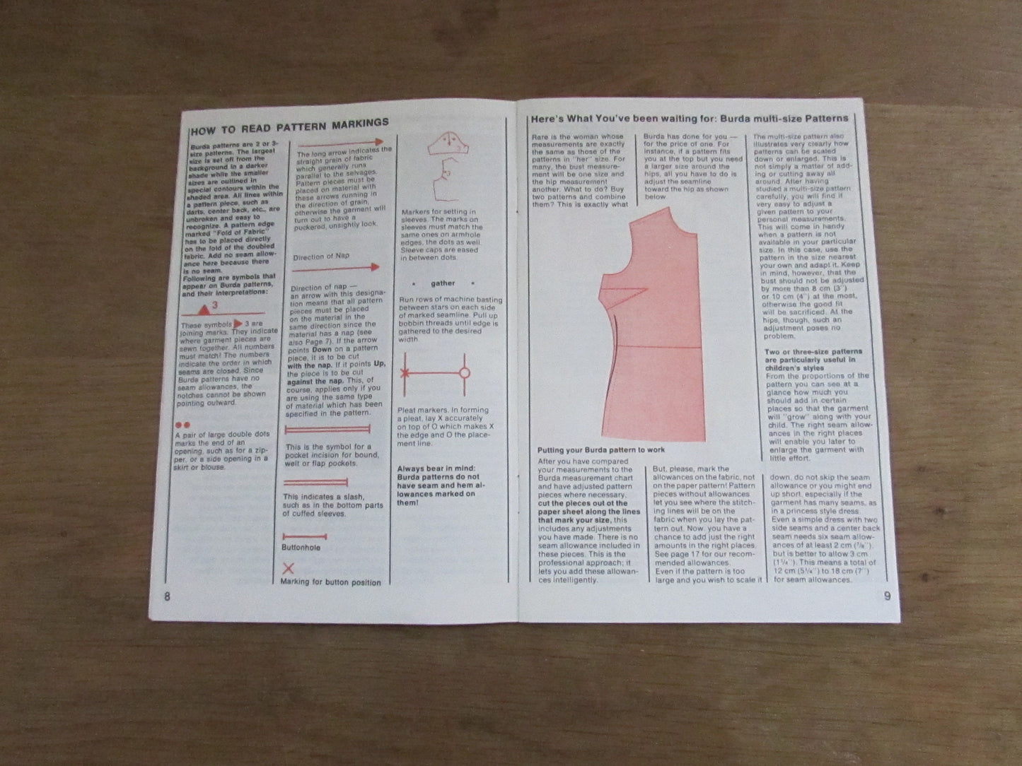 Burda Sew Your Way to Fashion: tips & instructions for perfect home sewing (Softback, 1978)