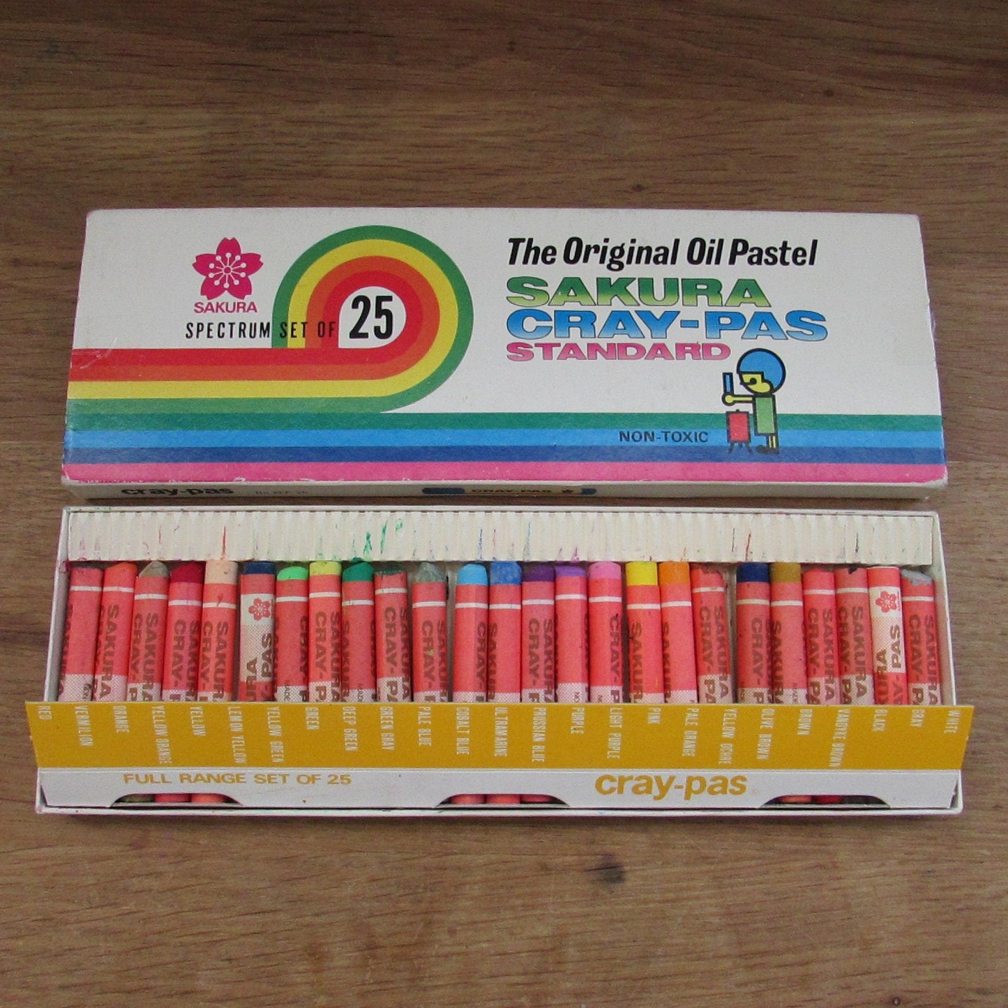 Vintage Sakura Cray-Pas Original Oil Pastel Spectrum, set of 25