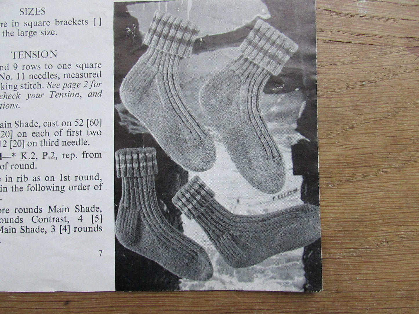1950s P&B Patons SC7 Handknits for Out of Doors knitting patterns