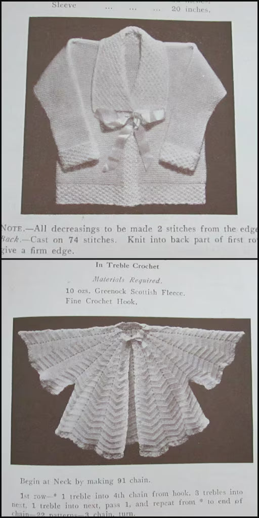Greenock Handbook of Knitting and Crocheting, from Scotch Wool & Hosiery Stores (Softback, 1931)